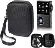 чехол wgear compact black для музыкального плеера agptek h01, h3, agptek imp hifi 16gb mp3, портативного высококачественного цифрового аудиоплеера pyle, hifi walker, cayin n3 dap. логотип