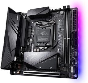 img 1 attached to Материнская плата для геймеров GIGABYTE Z490I AORUS Ultra Mini-ITX с WiFi 6, Dual M.2, USB 3.2 Gen 2, 2.5 GbE LAN, HDMI, SATA 6Gb/s и звуковым чипом Realtek ALC1220-VB.