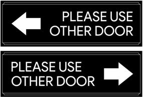 img 4 attached to 🌟 Express Your Pleasing Personality with 'Please Other Door' Sticker Decal
