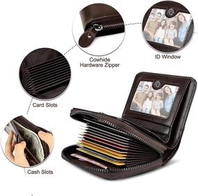 img 3 attached to HUANLANG Wallet Blocking Wallets Leather Men's Accessories for Wallets, Card Cases & Money Organizers