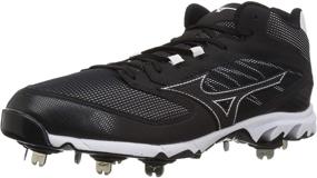 img 4 attached to ⚾️ Mizuno Dominant Metal Baseball Cleats with 9 Spike Design