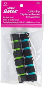 img 1 attached to Susan Bates 3.75in Crochet Hook Cushion Grips - Pack of 2 for Enhanced Comfort and Control