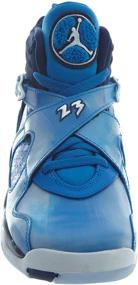 img 3 attached to Cobalt Blaze Air Jordan 8 Retro: Stylish Big Kid's Shoe by Nike - 305368-400