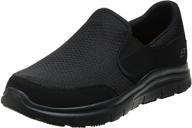 skechers black advantage resistant mcallen men's shoes for loafers & slip-ons logo