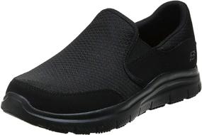 img 4 attached to Skechers Black Advantage Resistant Mcallen Men's Shoes for Loafers & Slip-Ons