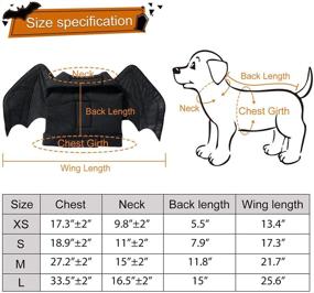 img 3 attached to 🦇 PAWZ Road Halloween Bat Pet Costume: Spooky Attire for Dogs and Cats from XS to Large