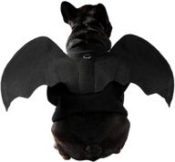 🦇 pawz road halloween bat pet costume: spooky attire for dogs and cats from xs to large логотип