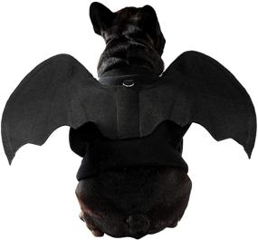 img 4 attached to 🦇 PAWZ Road Halloween Bat Pet Costume: Spooky Attire for Dogs and Cats from XS to Large