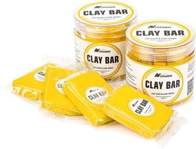 img 4 attached to Newruiheng Car Clay Bar 8 Packs 800g - Premium Grade Clay Bars for Detailing, Magic Clay Bar Cleaner with Powerful Cleaning and Adsorption Capacity - Ideal for Car, RV, Boat, Bus, Glass Cleaning (Yellow-8 Packs)