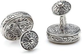 img 3 attached to Konstantino Sterling Silver Gold Cufflinks Men's Accessories