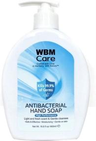 img 4 attached to 🧼 Bacteria-Fighting WBM Care Antibacterial Liquid Hand Soap - 16.8 Fl Oz, Fresh Scent Cleanser