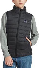 img 4 attached to Winter Sleeveless Lightweight Quilted Outwear