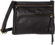 👜 cassie black hobo women's handbags & wallets - one size logo