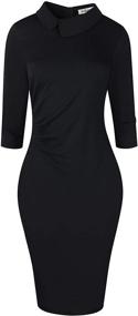 img 2 attached to Sakaly Womens Sleeve Length Pencil Women's Clothing