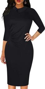 img 4 attached to Sakaly Womens Sleeve Length Pencil Women's Clothing