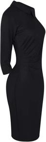 img 1 attached to Sakaly Womens Sleeve Length Pencil Women's Clothing