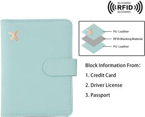 img 1 attached to 📔 Melsbrinna Waterproof Passport Holder: Ultimate Travel Accessory for Secure Document Protection