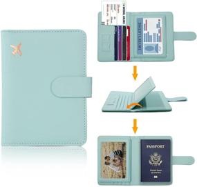 img 3 attached to 📔 Melsbrinna Waterproof Passport Holder: Ultimate Travel Accessory for Secure Document Protection