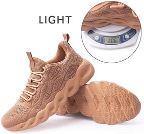 img 3 attached to 👟 Git-Up Lightweight Running Shoes for Men and Women - Breathable Knit Athletic Sneakers, Multi-Function Sports Shoes, Fashionable Design