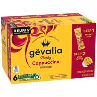 gevalia cappuccino keurig froth packets logo