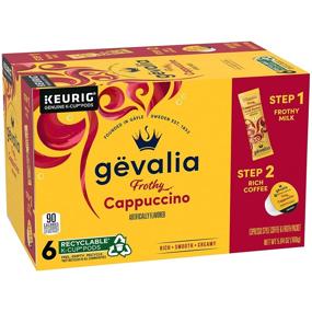 img 4 attached to Gevalia Cappuccino Keurig Froth Packets