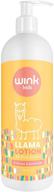 👶 wink naturals llama baby lotion - gentle body care for moisturizing and soothing dry skin in babies, kids, and adults - paraben-free, chemical-free, dye-free, fragrance-free (14 oz) logo