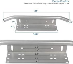 img 3 attached to Enhanced Secure Mounting: LXATPRT Aluminum Anti-Collision Off-Road Solution