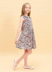 img 2 attached to Цветочное безрукавное платье для девочек - Одежда Maoo Garden