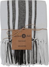 img 3 attached to 🌾 Cotton Runner Farmhouse: Embrace Native Fab Elegance