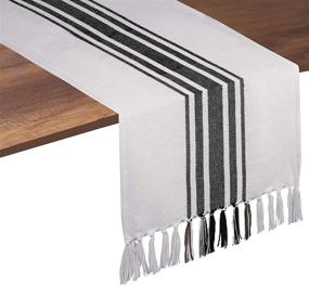 img 4 attached to 🌾 Cotton Runner Farmhouse: Embrace Native Fab Elegance