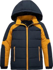 img 4 attached to 🧥 ZSHOW Winter Windproof Boys' Clothing and Padded Quilted Jackets & Coats