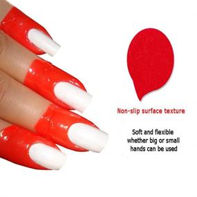 img 1 attached to 💅 Protective Nail Polish Shields - 100 Disposable Peel Off Stickers for Nail Art, Stamping & Manicures - BeautyBigBang