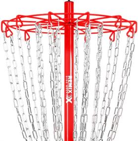 img 2 attached to Enhance Your Disc Golf Skills with the Remix Double Chain Practice Basket - Pick Your Favorite Color!