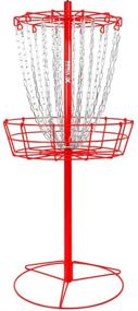 img 4 attached to Enhance Your Disc Golf Skills with the Remix Double Chain Practice Basket - Pick Your Favorite Color!