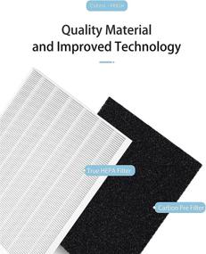 img 2 attached to 🌬️ Fil-fresh 2-Pack 115115 Filter A - Compatible with Winix C535, 5300, 6300, 5300-2, P300 Air Purifier - Includes 8 Carbon Filters