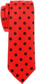 img 2 attached to Retreez Classic Polka Microfiber Skinny Men's Accessories for Ties, Cummerbunds & Pocket Squares