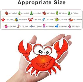 img 1 attached to 🛀 Secopad Non Slip Bathtub Stickers: 18 PCS Sea Adhesive Kids Anti Slip Decal Threads for Shower and Bath Tub - Plus Premium Scraper!