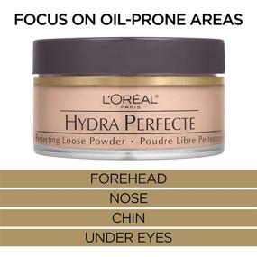 img 1 attached to 👄 L'Oreal Paris Hydra Perfecte Perfecting Loose Face Powder - Minimize Pores & Enhance Skin. Sets Makeup, Long-lasting Formula Infused with Moisturizers for Nourished & Protected Skin. Translucent Shade - 0.5 Fl. Oz.