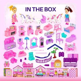 img 2 attached to 🏰 Princess Dollhouse with Unicorn and Dog Dolls