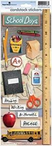 img 1 attached to 🏫 All-In-One Creative Pack: Paper House Productions STCX-0075E Cardstock Stickers, School Days