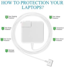 img 1 attached to 💻 Mac Book Pro Charger 85w T-Tip Power Adapter Replacement Cord for 17/15/13 Inch (Made After Mid 2012)