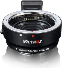 img 4 attached to 📸 Адаптер кольца для объектива Canon EF/EF-S к беззеркальной камере Canon EOS-M (крепление EF-M) с автофокусом, совместим с моделями EOS M1 M2 M3 M5 M6 M10 M50 M100.