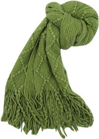 img 1 attached to Knitted Fashion Toddler Scarves Warmer Girls' Accessories and Cold Weather