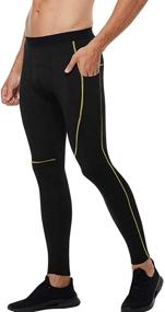 img 4 attached to Running Athletic Leggings Compression Outdoors