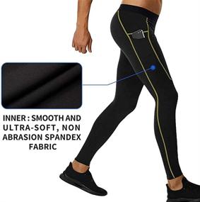 img 3 attached to Running Athletic Leggings Compression Outdoors