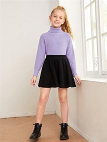 img 2 attached to Milumia Casual Elastic Waisted Pleated Girls' Clothing: Trendy and Comfortable Apparel for Fashion-Forward Girls