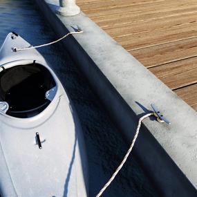 img 2 attached to ⚓ Простая Жизнь 6” Буксирные кольца для причалов: ржавчина, оцинкованная железом - 4, 8, 16, 32, 64, 128 шт. - Идеальны для лодочных причалов или морской декорации.