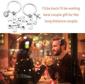 img 2 attached to ❤️ Staying Connected: Keychain for Couples in Long-Distance Relationships and Friendship