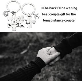 img 3 attached to ❤️ Staying Connected: Keychain for Couples in Long-Distance Relationships and Friendship