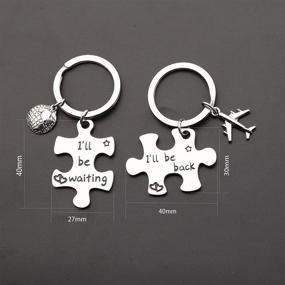 img 1 attached to ❤️ Staying Connected: Keychain for Couples in Long-Distance Relationships and Friendship